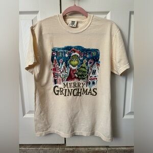 Merry Grinchmas Whoville comfort colors T-shirt ivory